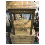 AMERICAN OF MARTINSVILLE NIGHTSTAND AND TABLE