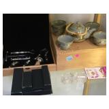 KUTANI TEA SET, ROSENTHAL KNAPKIN HOLDERS