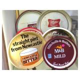 COLL. OF VINTAGE BEER SERVING TRAYS