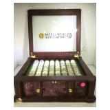 NEVER CIRCULATED U.S. STATE QUARTERS W/ CASE