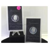 1971-S EISENHOWER SILVER PROOF DOLLARS, 2XMONEY