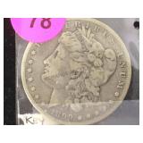 1899  MORGAN SILVER DOLLAR