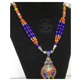 HANDMADE HIMILAYAN GEMSTONE NECKLACE MADE IN NEPAL