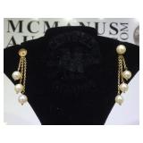 14K GOLD EARRINGS W / PEARLS