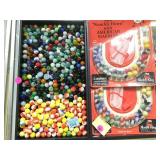 2 TRAY LOT OF VINTAGE MARBLES & MARBLE KINGS