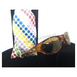 OAKLEY  ORANGE DIMPLE FRAME SUNGLASSES, USA