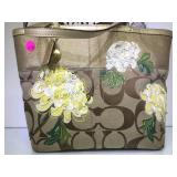 COACH SIGNATURE SHOULDER BAG #A0873-12204