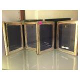 2 STERLING HALLMARKED  DOUBLE PICTURE FRAMES