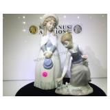 LLADRO & NAO GIRL FIGURINES