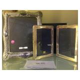 STERLING 8X10 & DOUBLE PICTURE FRAMES