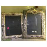 A PAIR OF STERLING PICTURE FRAMES