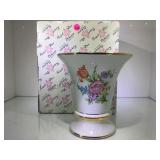 ROYAL DUX HAND-PAINTED BOHEMIA VASE