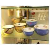 2 BOWL SETS, 1-HALLS, 1-VERNOWARE