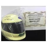 AUTOGRAPHED KASEY KAHNE MINI HELMET W/ COA