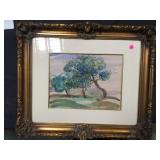 WATERCOLOR  SIGNED RAOUL DUFY, W / COA