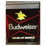 BUDWEISER LIGHT-UP SIGN