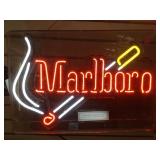 LIGHT-UP NEON MARLBORO SIGN