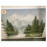 OIL ON CANVAS ARTIST SIGNED R.BORON