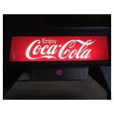 COCA COLA SODA FOUNTAIN TOPPER ,LIGHTS UP