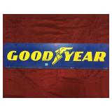 METAL GOOD YEAR ADVERTISING SIGN
