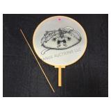 TRIBAL WHALE SKIN DRUM, HAND-PAINTED