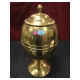 LARGE BRASS URN