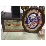 PAIR OF COORS ADVERTISING MIRRORS