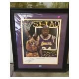 AUTOGRAPHED FRAMED SHAQUILLE O