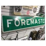 PLEXI  FOREMASTER SIGN