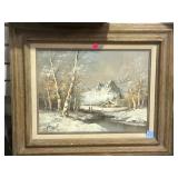 OIL ON CANVAS ORIGINAL , SIGNED GEORGE WHITMAN