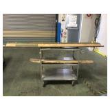 ANTIQUE GRAIN DRILL BOX & PRY BAR