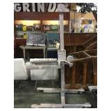 VINTAGE ROLLING FLOOR MANUAL LIFT