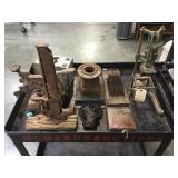 CART TOP OF PRIMITIVES, CAR JACK, MOUSE TRAP