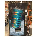 FULL-SIZE SODA MACHINE FOR CANS, W / KEYS,