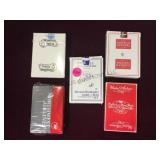 TRAY LOT OF COLLECTABLE PLAYING CARDS - AIRLINES