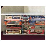 LUCITE DISLAY CASE W/ SPORTS THEMED TRUCKS, NIB