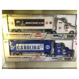 PAIR OF "MODEL POWER "KENWORTH T-600B DIECAST