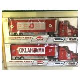 PAIR OF "MODEL POWER" KENWORTH T-600B DIECAST