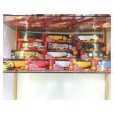 SHELF LOT OF SOME SPORTS THEMED "RACING CHAMPIONS"