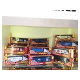 SHELF LOT OF MOST  SPORTS THEMED "RACING CHAMPION"