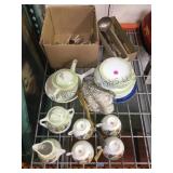 BAVARIA TEA SET, PLATED FLATWARE & MORE