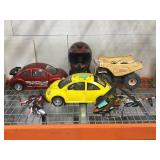 LOT OF RC CARS , HELICOPTERS & MORE, AS IS
