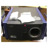 JVC SUPER PROJECTOR, MOD DLA-QX1G, W/ STORAGE BOX