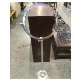 STAINLESS FLOOR STANDING ADJUSTABLE MIRROR FRAME