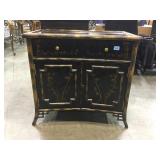 ASIAN STYLE CURVED FRONT CABINET