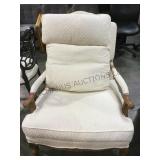 DREXEL OFF-WHITE ARM CHAIR