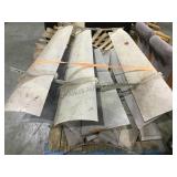 PALLET LOT OF METAL WINDMILL BLADE SECTION
