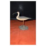 #110 CURLEW SHOREBIRD MINITURE CARVER RAY SCHALK