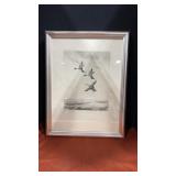 Framed  " wings of the Morning ï¿½ drawing