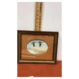 Framed And Matted signed painting  11.5ï¿½ X  9.5ï¿½
